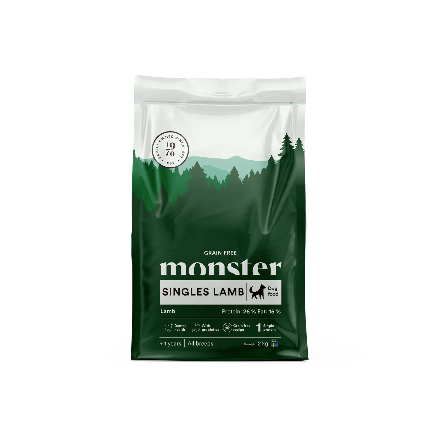 Monster Grain Free Singles Lamb Adult