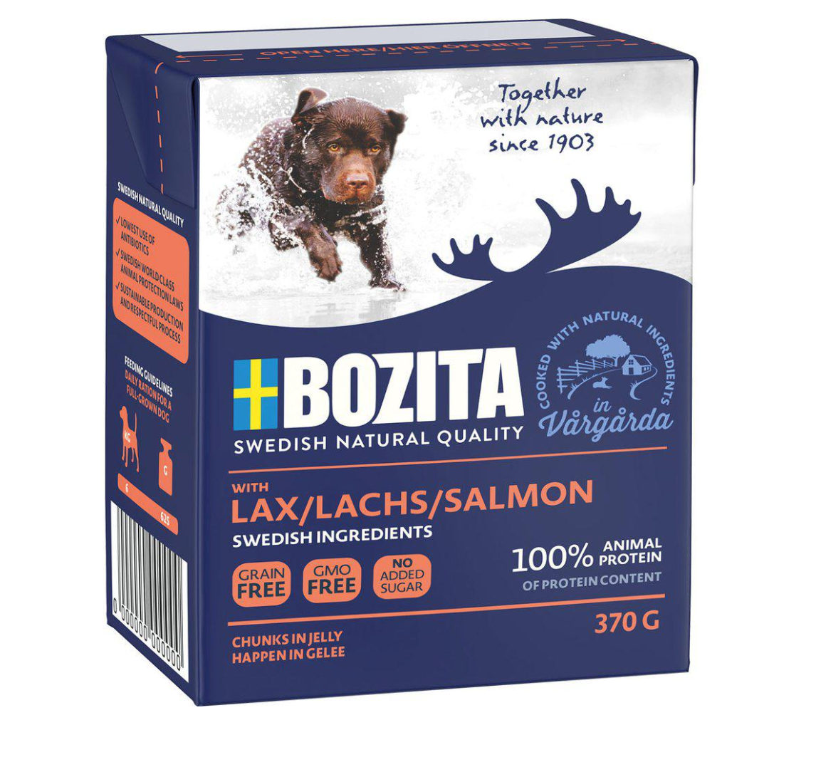 Bozita Bitar i gelé med lax