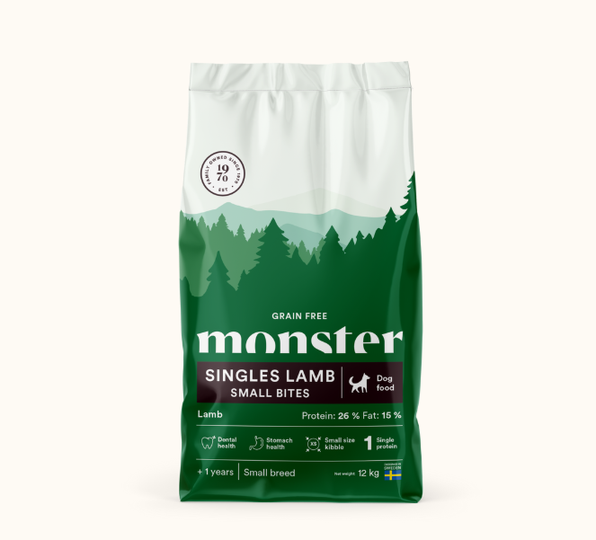 Monster Dog Grain Free Singles Lamb Small Bites Adult