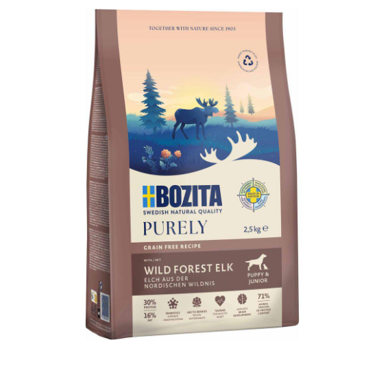 Bozita Purely Puppy & Junior Elk
