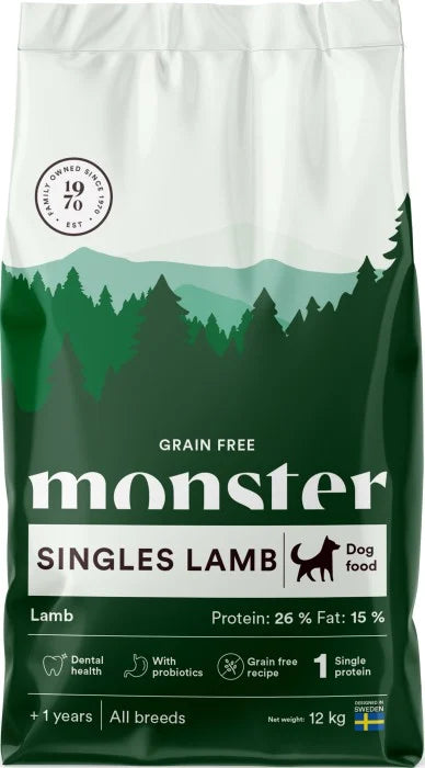 Monster Grain Free Singles Lamb Adult