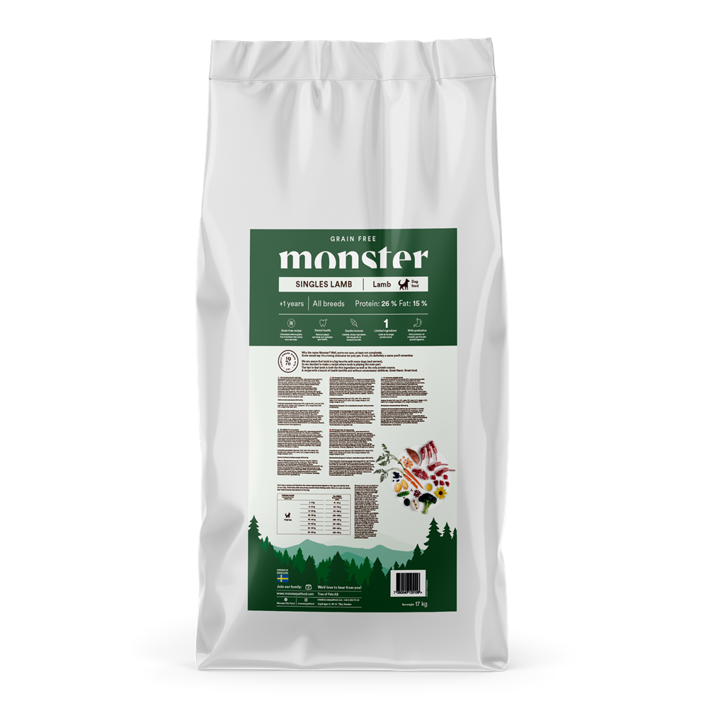 Monster Grain Free Singles Lamb Adult