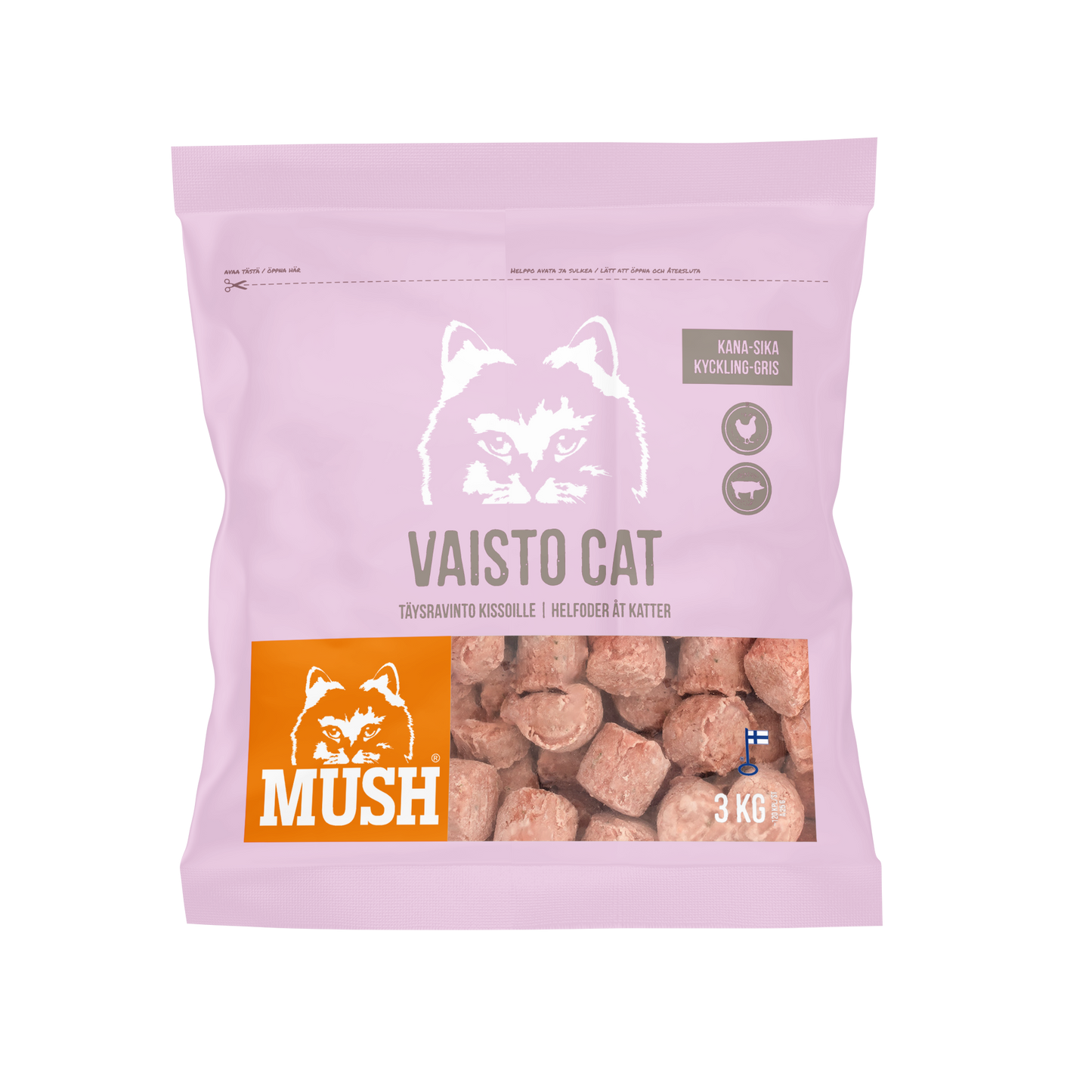 VAISTO CAT ROSA - Kyckling - Gris