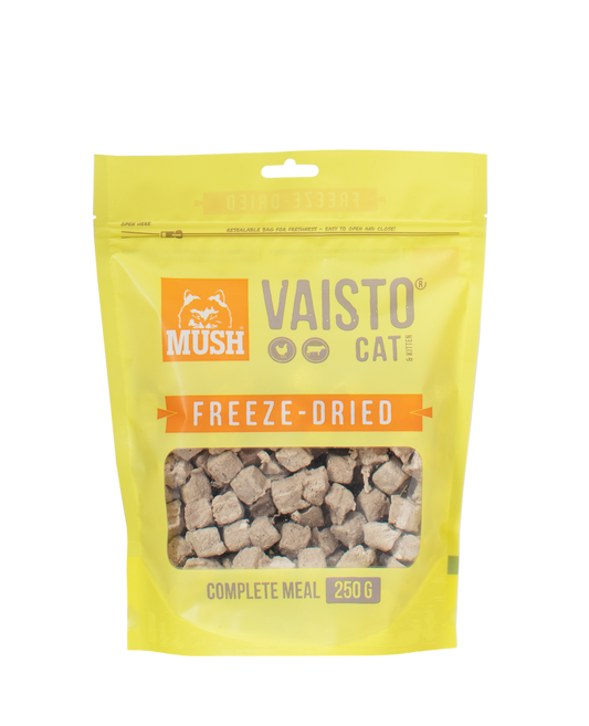 Vaisto® Cat Gul Freeze-Dried 250g Kyckling - Nöt