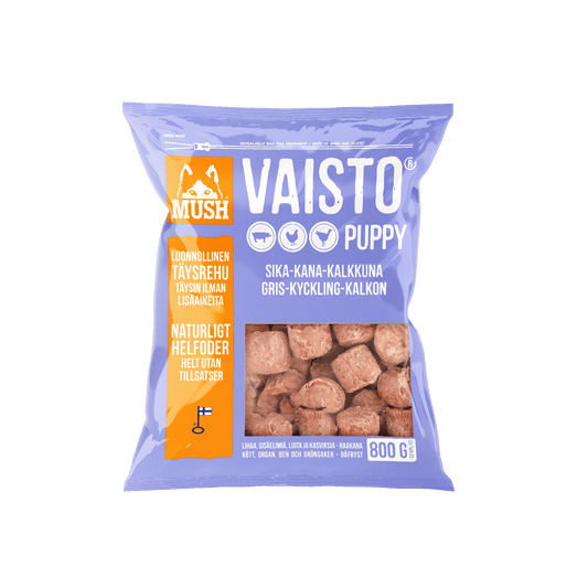 VAISTO Puppy Ljuslila Gris - Kyckling - Kalkon