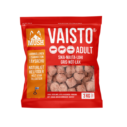 Vaisto® Röd Gris-Nöt-Lax