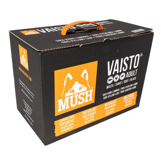 Vaisto® Svart - Gris - Kyckling - Lamm 10kg