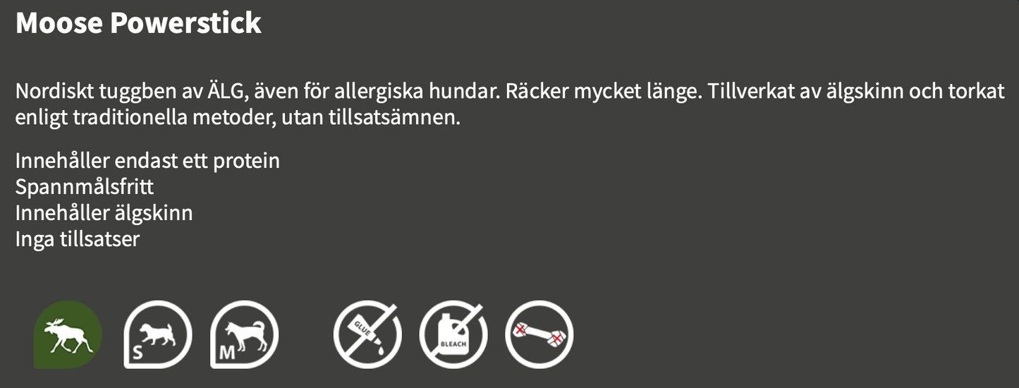 Rauh! Älg Moose Powerstick