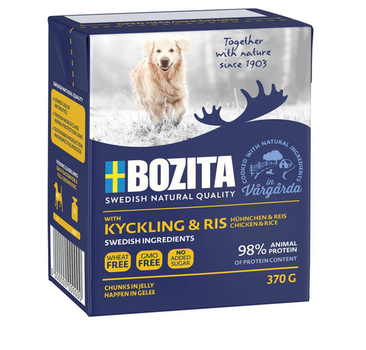 Bozita BITAR I GELÉ MED KYCKLING OCH RIS