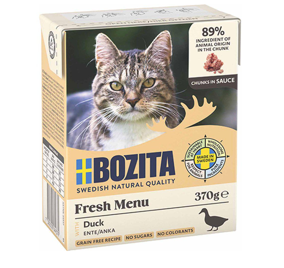 Bozita Katt Tetra Bitar i sås anka 370 g