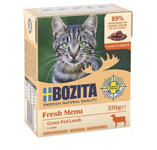 Bozita Katt Tetra Bitar i sås lamm 370 g