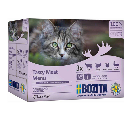 Bozita Katt Multibox 12x85 g Kött i sås
