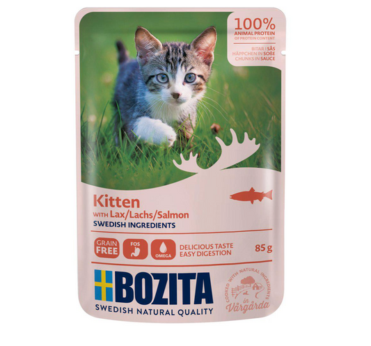 Bozita kitten Lax i sås 85 g