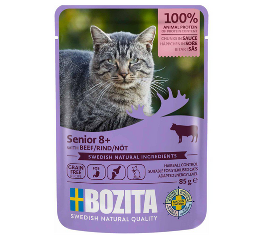 Bozita senior 8+ Beef 85 g Sås