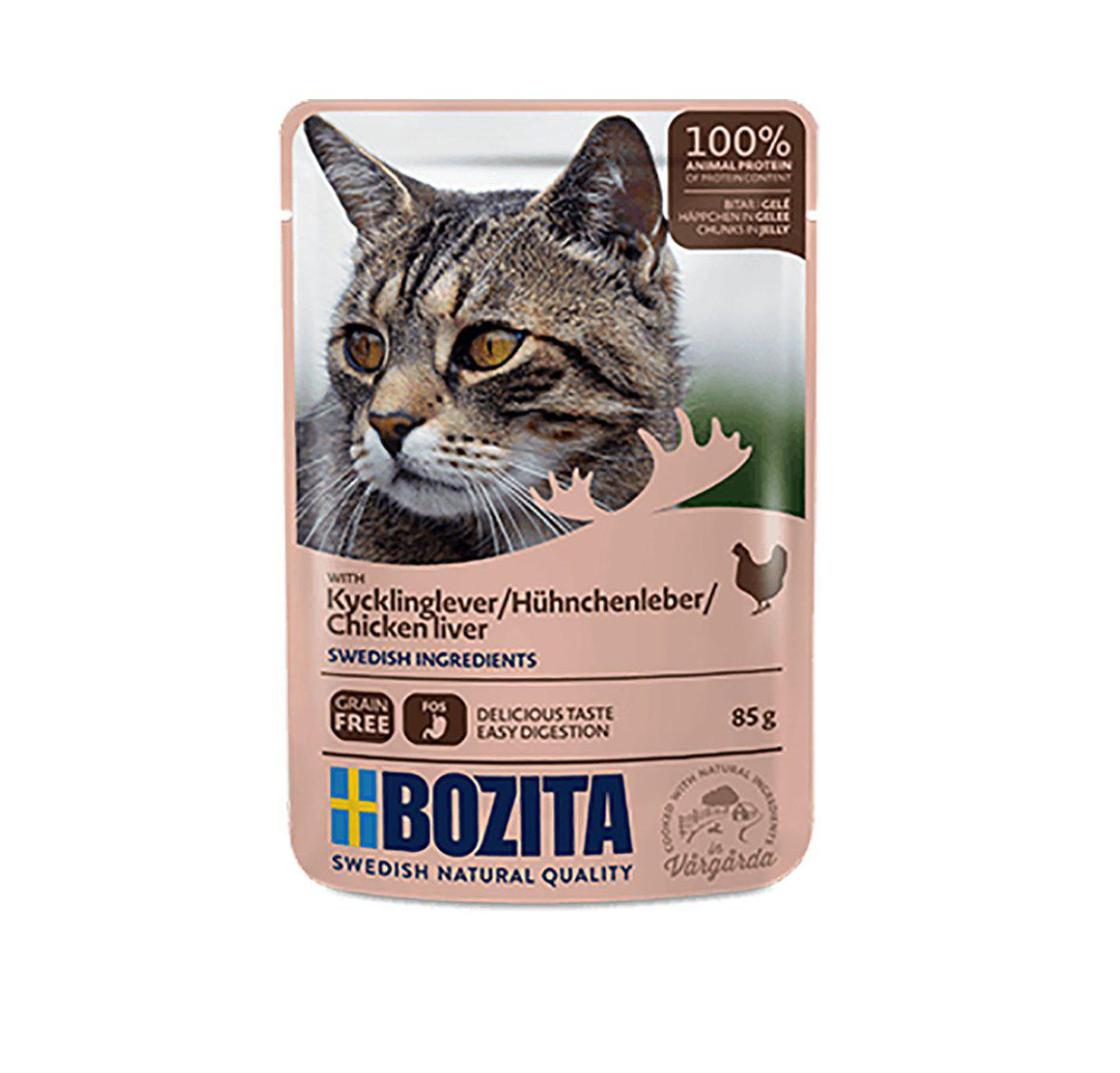 Bozita Kycklinglever I Gelé 85gr