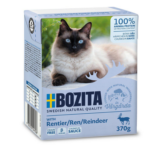 Bozita Bitar I Sås Med Ren 370gr