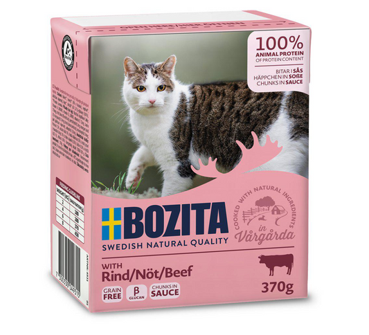Bozita Bitar I Sås Med Nötkött 370gr