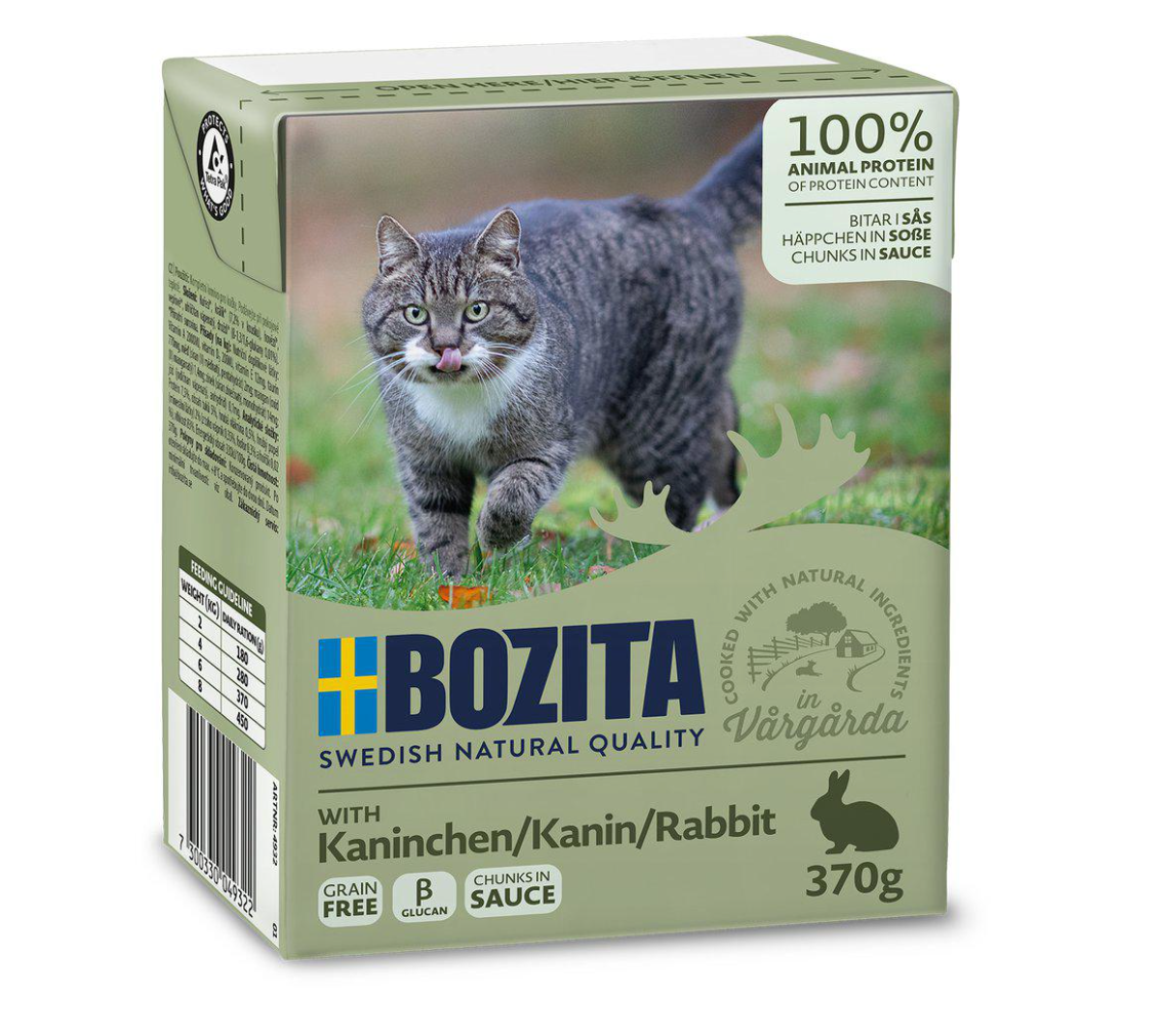 Bozita Bitar I Sås Med Kanin 370gr