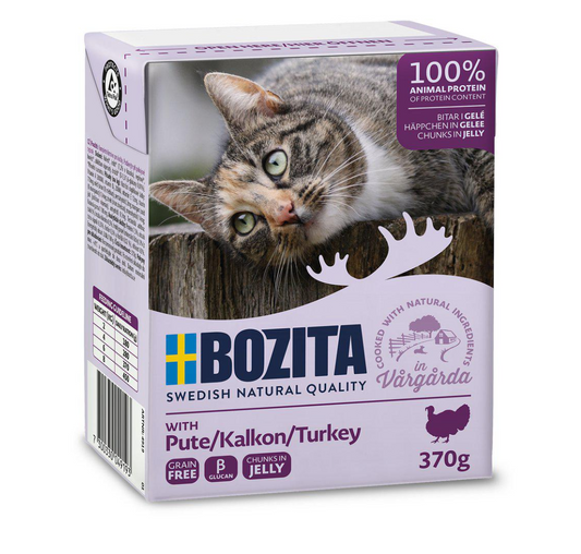 Bozita Bitar I Gelé med Kalkon 370g