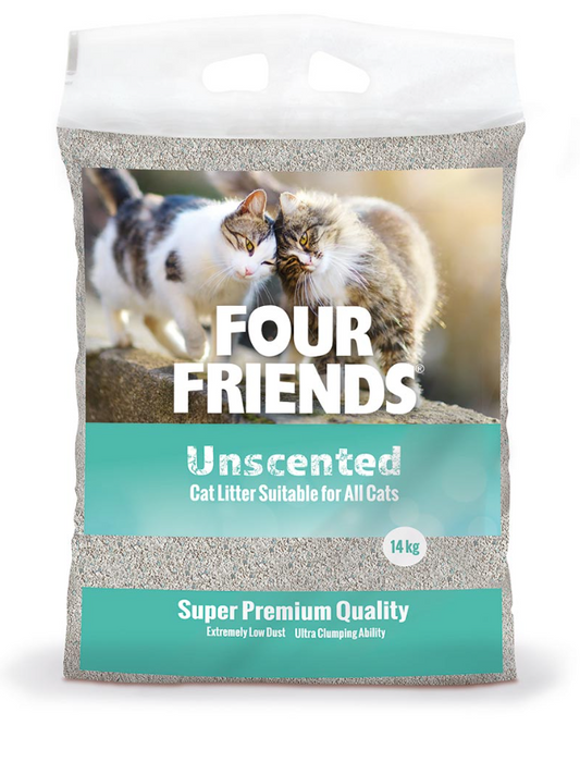 FourFriends Cat Litter Unscented 14 kg