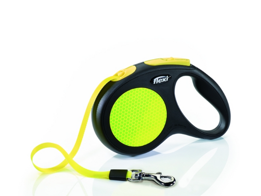 Flexi New Neon M Tape leash, 5 m