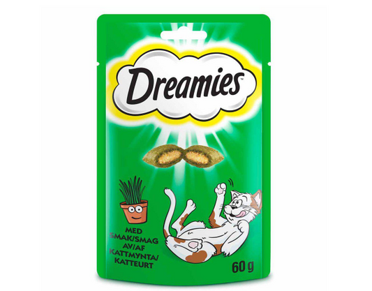 Dreamies Kattgodis Kattmynta 60g