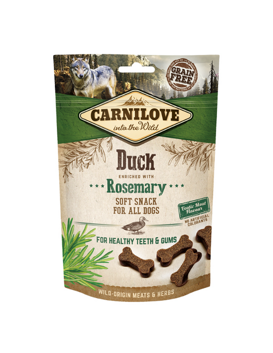 CL Dog Semi Moist Snack Duck w Rosema 200 g