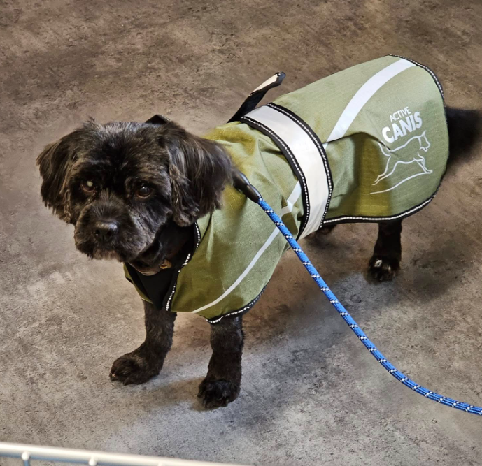 Active Canis 2 in 1 dog coat khaki