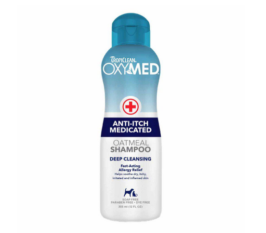 Tropiclean Oxy-med Anti-itch Schampo 355ml