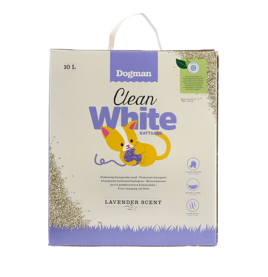 Dogman Kattsand Clean White 10L